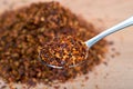 Organic Hot Red Chili Flakes Royalty Free Stock Photo