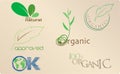 Organic Icons Royalty Free Stock Photo