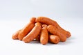 Organic kielbasa sausages Royalty Free Stock Photo