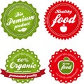 Organic labels collection