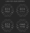 Organic labels set