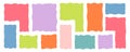 Organic Liquid Rectangle Frame Shapes Set. Hand Drawn Abstract Vector Fluid Square Blobs. Wavy Irregular Flat Text Box