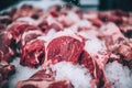 Organic meat preparation at an industrial plant