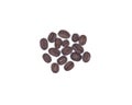 Organic medium dark roasted coffee beans Royalty Free Stock Photo