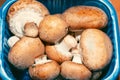 Organic mushrooms for preparation