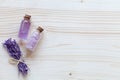 Organic natural cosmetics, oil and aroma essence. Royalty Free Stock Photo