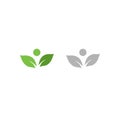 Organic Natural Farming Vector Logo