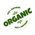Organic and natural products sticker