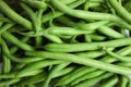 Organic natural string beans Royalty Free Stock Photo