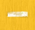 Organic Nature Friendly Eco Bamboo Background. Bio Vector Texture. Royalty Free Stock Photo