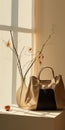 Organic Nature-inspired Handbag In Hallyu Style