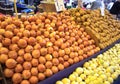 Organic Onion And Potatoes At A Street Market