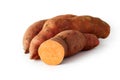 Organic orange sweet potato