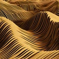 organic pattern inspired by the patterns formed by wind-blown sand patterns in a desert landscape.. AI Generated