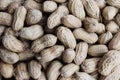 Organic Peanuts Background Texture, Healthy Peanut Nuts Royalty Free Stock Photo