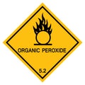 Organic Peroxide Symbol Sign Isolate On White Background,Vector Illustration EPS.10 Royalty Free Stock Photo