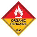 Organic Peroxide Symbol Sign ,Vector Illustration, Isolate On White Background Label .EPS10 Royalty Free Stock Photo
