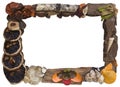 Organic picture frame cutout