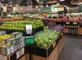 Organic produce for sale at grocery store TX