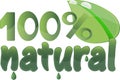 Organic product design, vector illustration Royalty Free Stock Photo