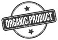 organic product stamp. organic product round vintage grunge label. Royalty Free Stock Photo