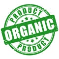 Organic product vector rubber stamp