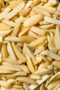 Organic Raw Blanched Slivered Almonds Royalty Free Stock Photo