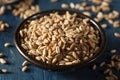 Organic Raw Farro Grain Royalty Free Stock Photo