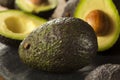 Organic Raw Green Avocados Royalty Free Stock Photo