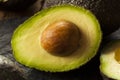 Organic Raw Green Avocados Royalty Free Stock Photo