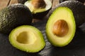 Organic Raw Green Avocados Royalty Free Stock Photo