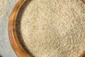 Organic Raw Milled Wheat Farina Grain Royalty Free Stock Photo