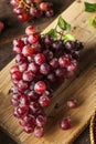 Organic Raw Red Grapes Royalty Free Stock Photo