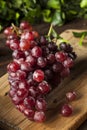 Organic Raw Red Grapes Royalty Free Stock Photo