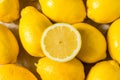 Organic Raw Seedless Yellow Lemons