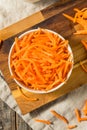 Organic Raw Shredded Carrot Shreds