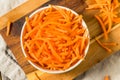 Organic Raw Shredded Carrot Shreds