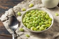 Organic Raw Steamed Green Lima Beans