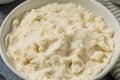 Organic Raw White Mascarpone Cheese Royalty Free Stock Photo