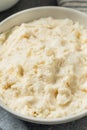 Organic Raw White Mascarpone Cheese Royalty Free Stock Photo
