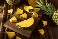 Organic Raw Yellow Pineapple