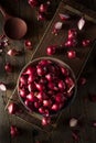 Organic Red Pearl Onions Royalty Free Stock Photo
