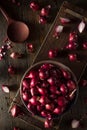 Organic Red Pearl Onions Royalty Free Stock Photo