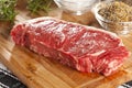 Organic Red Raw Steak Sirloin Royalty Free Stock Photo