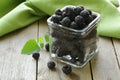 Organic ripe black berry raspberry (blackberry)