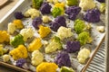 Organic Roasted Colorful Cauliflower