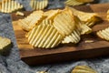 Organic Salted Wavy Potato Chips