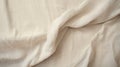 Organic Sculpting: Silk Cotton Beige Background With Linen Texture