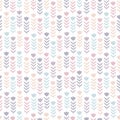 Organic seamless pastel background, abstract botanical motif