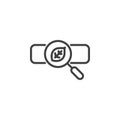 Organic Search line icon